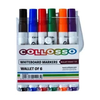 6’S COLLOSSO White Board Markers